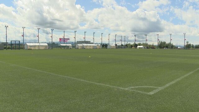 東川町のサッカーコート