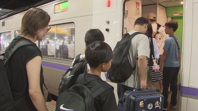 「実家のネコちゃんとゆっくりと…」「おばあちゃんちで」北海道も帰省ラッシュ 特急は去年より予約１割増 