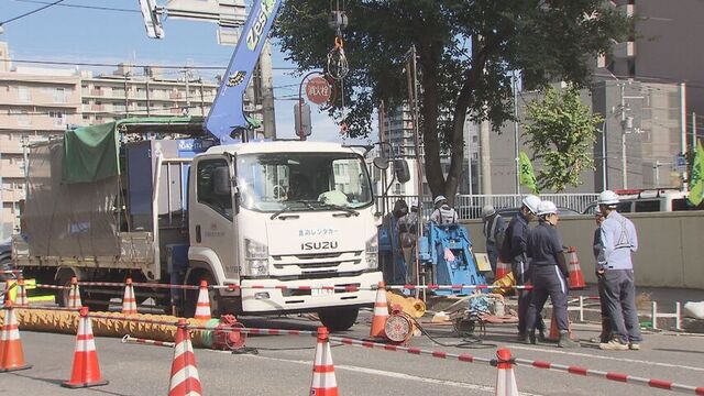 「ガス管が破損した」　ボーリング作業中に　けが人なし　札幌 サムネイル