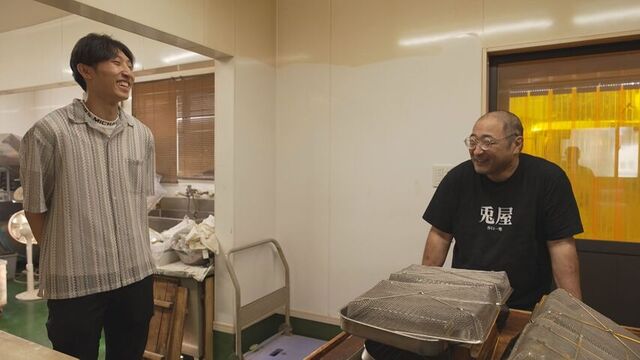 かつてアルバイトをしていた学生と再会