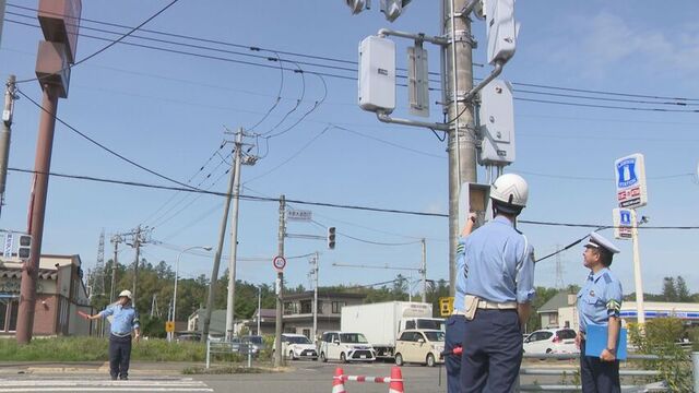 ブラックアウトの混乱を教訓に　胆振東部地震8年、音更町で発電機をつなぐ信号機復旧訓練