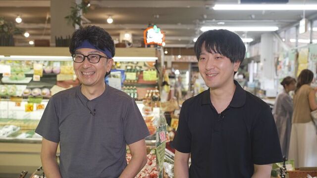 杉原俊明社長と杉原一成店長