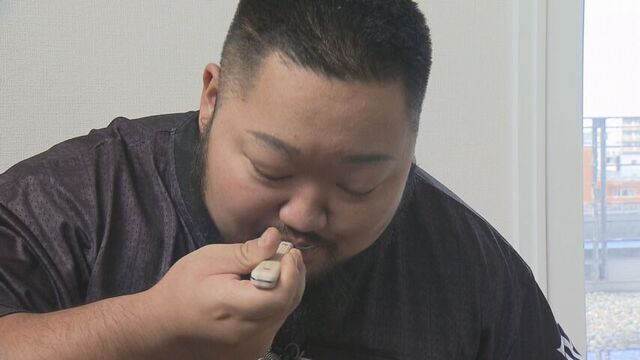 藤本さんの食事の様子