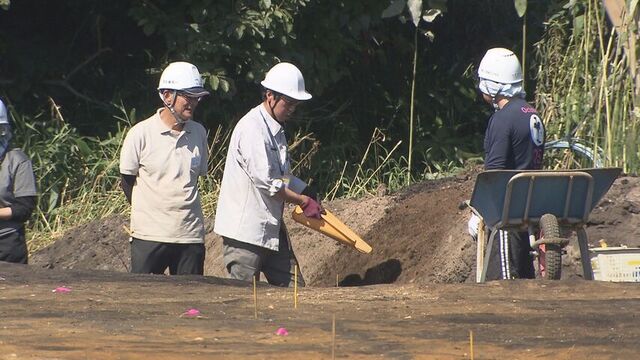 「今も昔も暮らしやすい」日ハム2軍本拠地建設地で埋蔵文化財の調査始まる　縄文時代の土器次々と