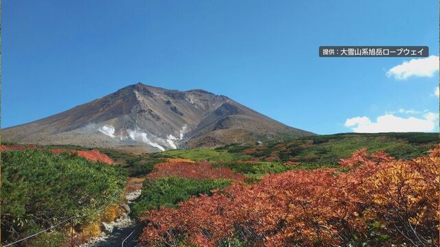 大雪山系・旭岳で鮮やかな紅葉「5年ぶりの色づきの良さ」 標高1600mの「姿見の池」から麓へ広がる サムネイル