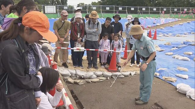 ２５００～２２００年前の暮らしは？　発掘調査が進む丘珠縄文遺跡で見学デー　　