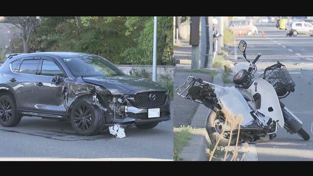 新聞配達のバイクが追突され対向トラックと衝突　40代男性が心肺停止　北広島市 サムネイル