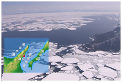 根室海峡（流氷）