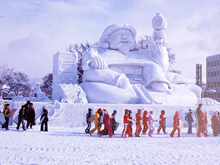 第66回さっぽろ雪まつり 雪のhtb広場 第66回さっぽろ雪まつり 雪のhtb広場