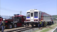 全線復旧を目指す三陸鉄道