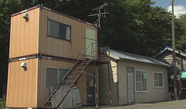 ３人が暮らしていた小屋