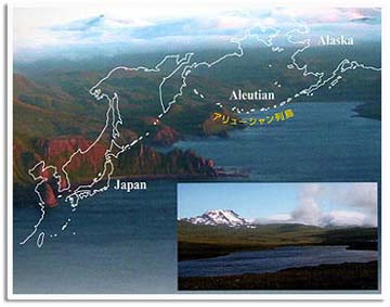 アリューシャン列島地図